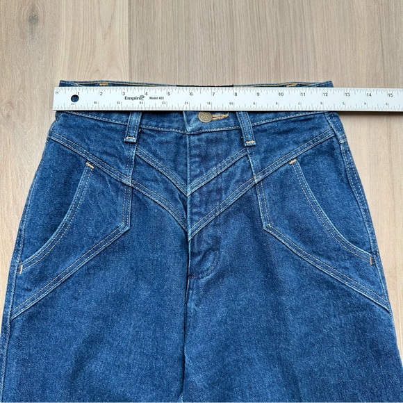Wrangler Silverlake Jeans Womens 5 /6 X36 High Waisted Bareback USA MADE Vintage - Picture 5 of 11